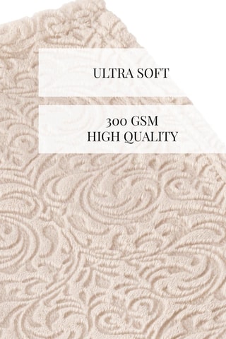 Plaid Baroque - Taupe - 220 x 250 cm
