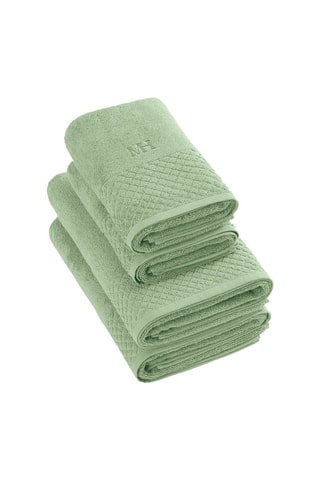 4 serviettes - Vert prairie