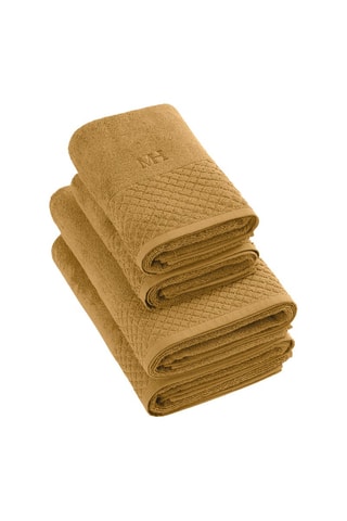 4 serviettes - Jaune