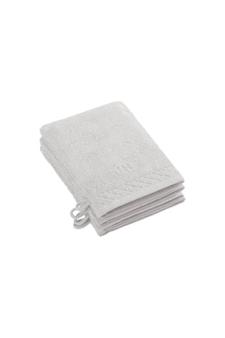4 gants de toilette - Sable