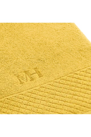 4 gants de toilette - Jaune
