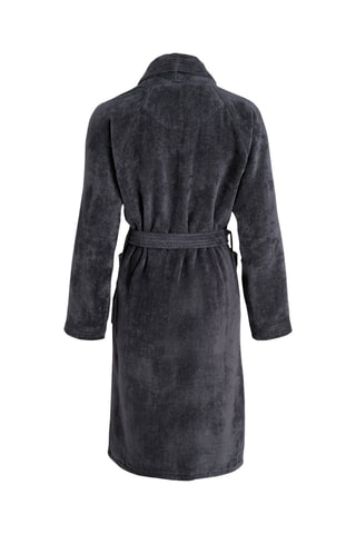Peignoir en velours - Gris foncé
