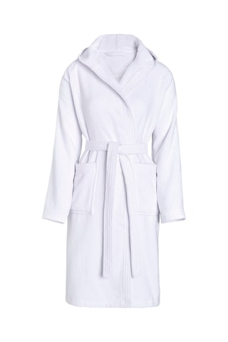 Peignoir en velours - Blanc