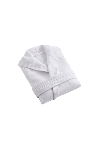 Peignoir en velours - Blanc