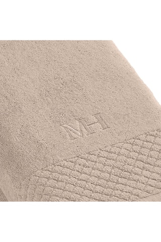 2 draps de douche - Taupe - 70 x 140 cm