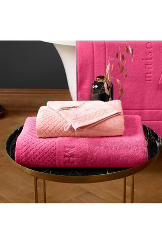 Tapis de bain - Rose - 60 x 100 cm