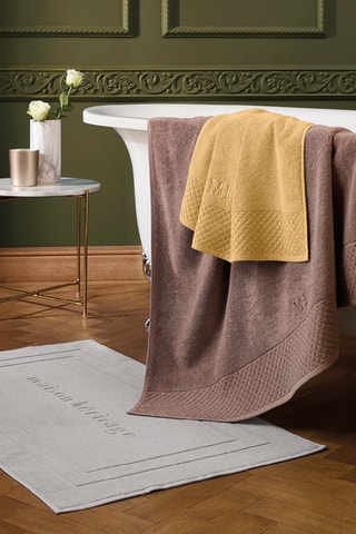 Tapis de bain - Marron - 60 x 100 cm