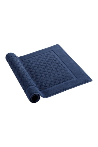 Tapis de bain - Bleu foncé - 50 x 70 cm