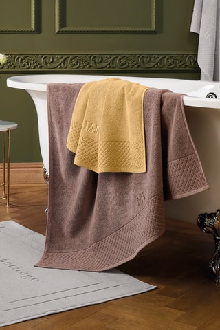Tapis de bain - Marron - 50 x 70 cm