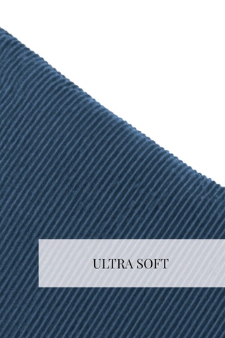 Housse de coussin Uni - Bleu marine - 30 x 50 cm