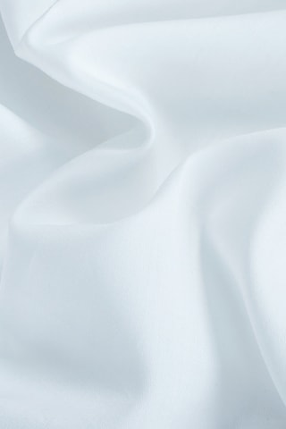 Taie de traversin en satin de coton 80 fils/cm² Uni - Blanc