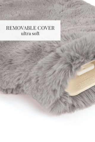 Bouillotte avec housse - Gris