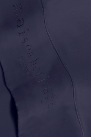 Parure de draps en satin de coton 80 fils/cm² Uni - Bleu foncé