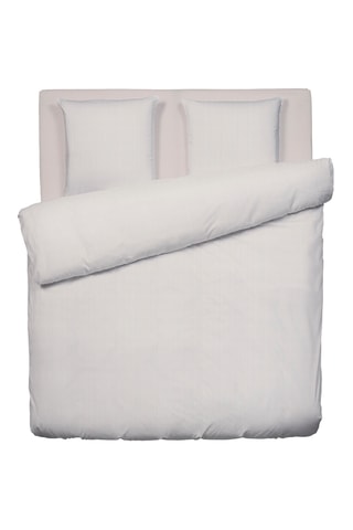 Parure de couette en percale de coton 80 fils/cm² Dauphine - Taupe