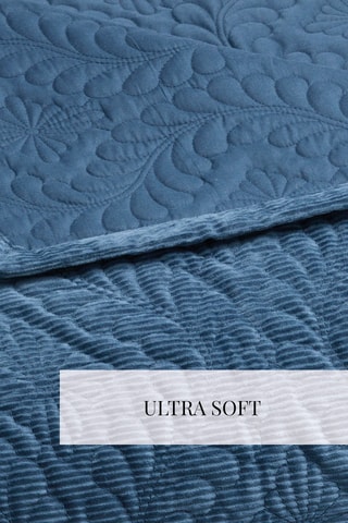 Couvre-lit Diamond - Bleu