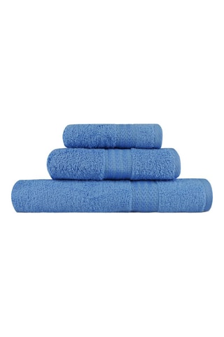 3 Handdoeken Rainbow - Blauw