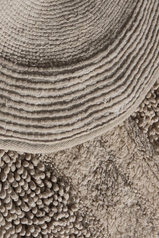 2 Badmatten Macaroni - Bruin - 50 x 60 / 60 x 100 cm 