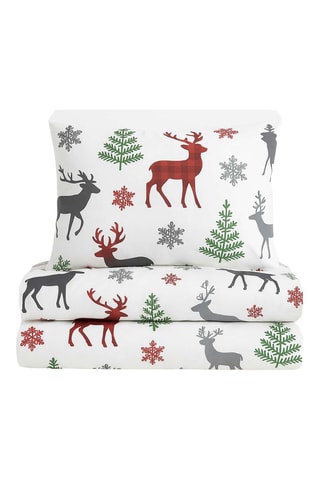 Overtrekset Coverset - Wit en Rood