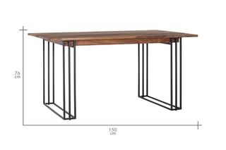 Table - Marron et noir