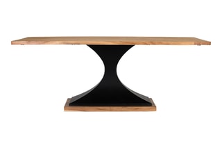 Table à manger - Marron et noir