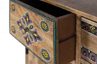 Commode 5 tiroirs - Marron