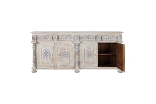 Buffet 4 portes - Blanc