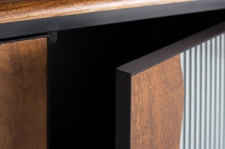 Buffet 2 portes - Noir