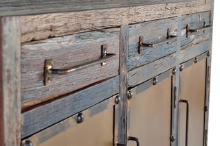 Buffet 3 portes - 
Naturel