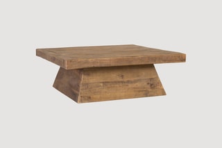 Table basse en manguier - 110 x 110 x 40 cm
