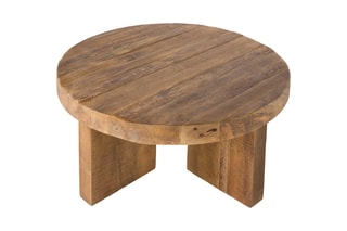 Table basse en manguier - 90 x 90 x 42 cm