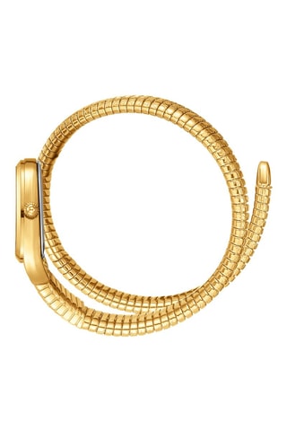 Relógio de quartzo em metal - Dourado e azul