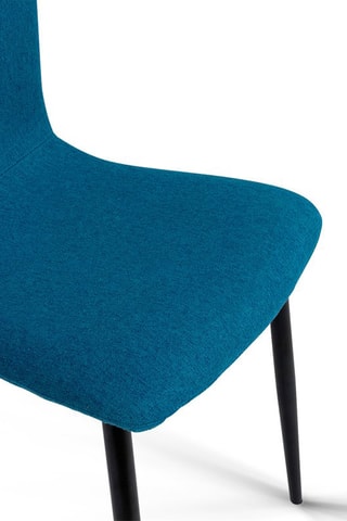 4 chaises Margot - Bleu canard