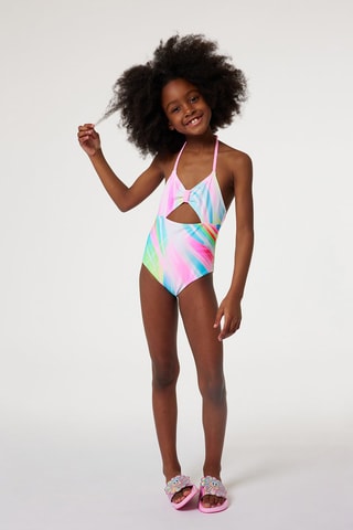 Maillot 1 pièce - Rose et bleu - Billieblush