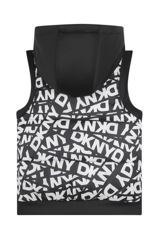 Doudoune sans manches réversible - Noir et blanc  - DKNY