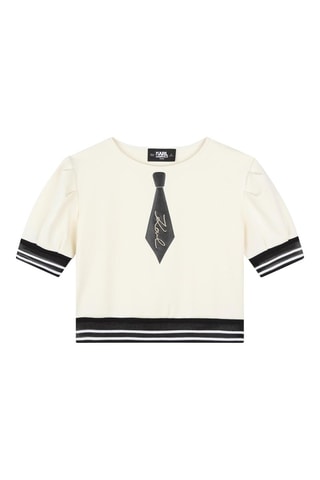 T-shirt - Ecru - Karl Lagerfeld