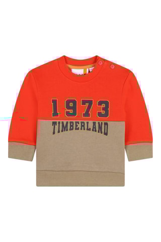 Sweat en coton biologique - Corail - Timberland