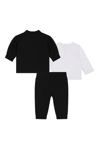 Ensemble 3 pièces en coton biologique - Noir et blanc - Karl Lagerfeld