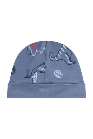 Combinaison de pyjama et bonnet en coton biologique - Bleu - Timberland