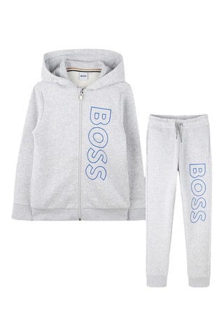 Sweat à capuche et jogging - Gris chiné - Boss