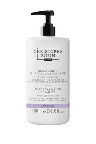 Kleurnuancerende Shampoo - Puur Blond - Gekleurd, Ontkleurd en Gehighlight Haar - 1 l