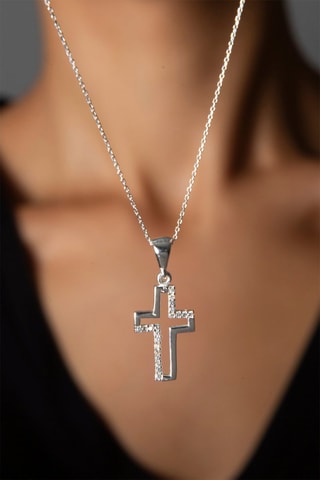 Collier - Argent et zircons