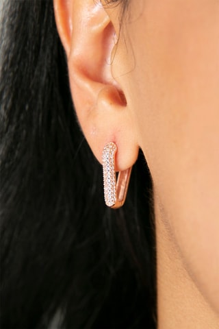 Boucles d'oreilles - Argent et zircons