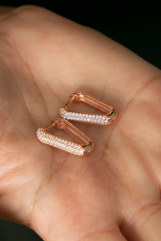Boucles d'oreilles - Argent et zircons