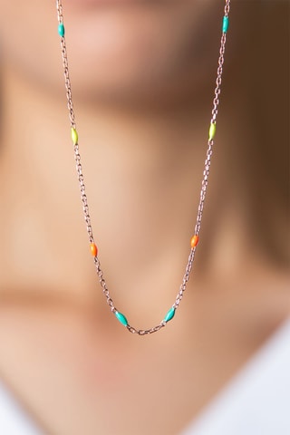 Collier - Argent et zircons