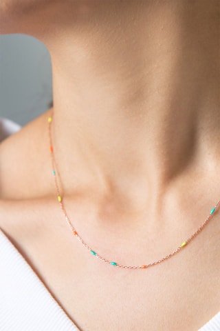 Collier - Argent et zircons
