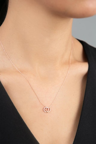 Collier - Argent et zircons