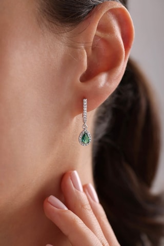 Boucles d'oreilles - Argent et zircons