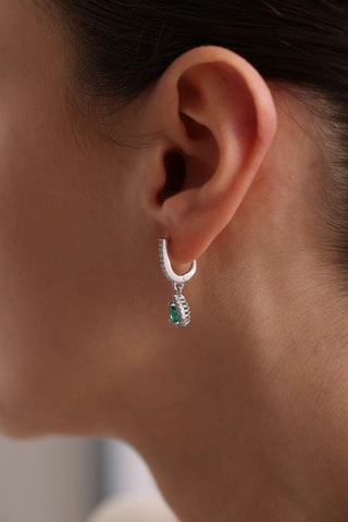 Boucles d'oreilles - Argent et zircons