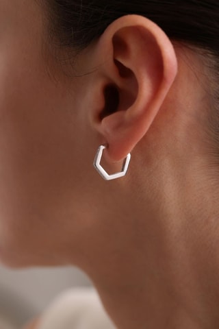 Créoles - Argent et zircons
