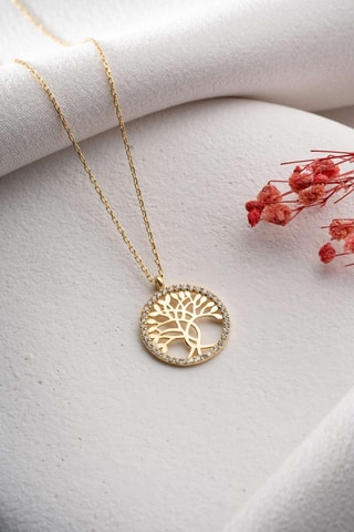 Collier - Argent et zircons